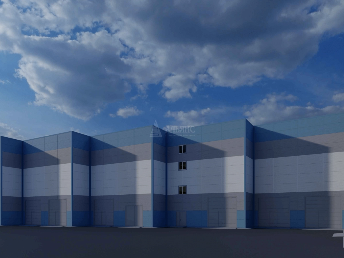 3D визуализация Склад из сэндвич-панелей - фото 6