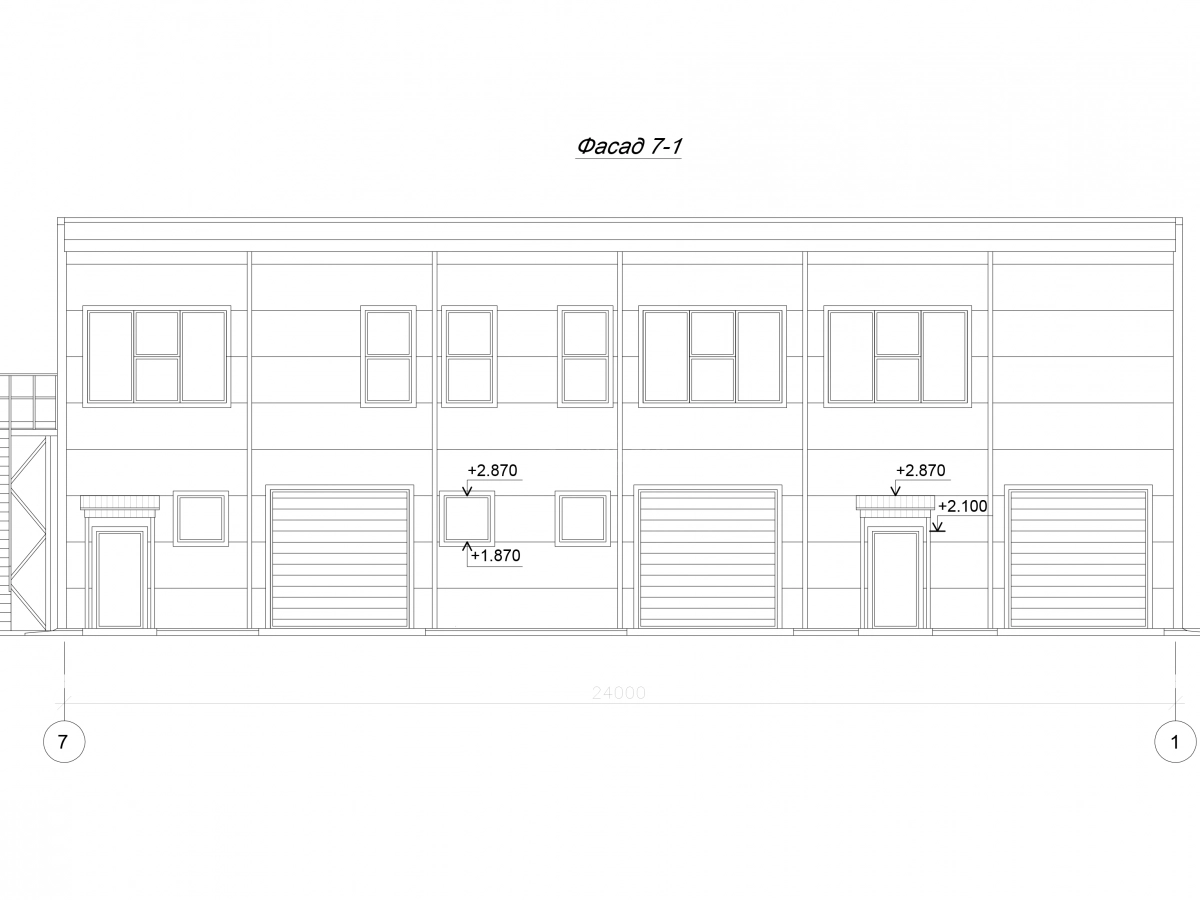 Планировка Офис из сэндвич-панелей -  фото 3